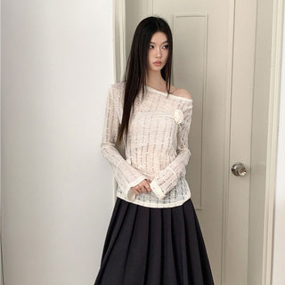 3D flower sweater