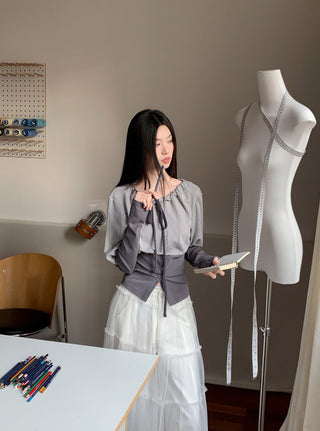 bow waist Top