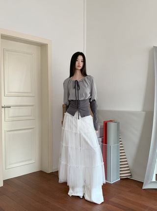 bow waist Top