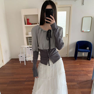 bow waist Top
