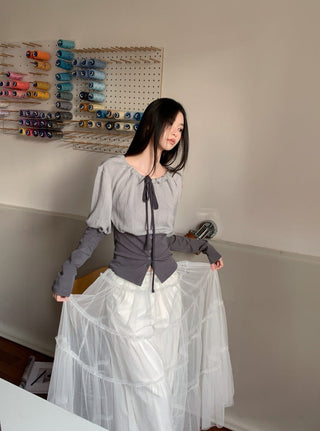 bow waist Top