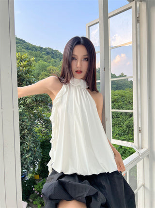 white halter Top