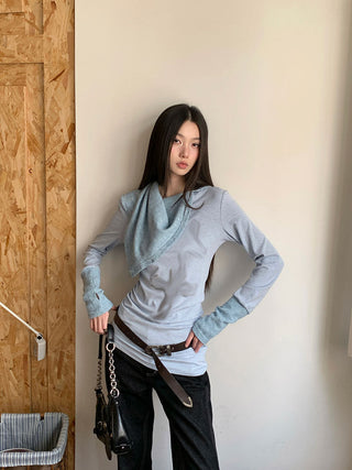 knit turtleneck top