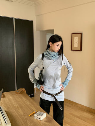 knit turtleneck top