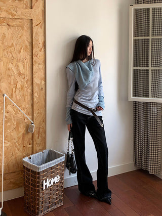 knit turtleneck top