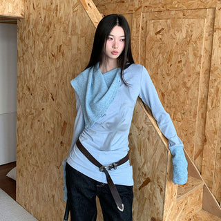 knit turtleneck top