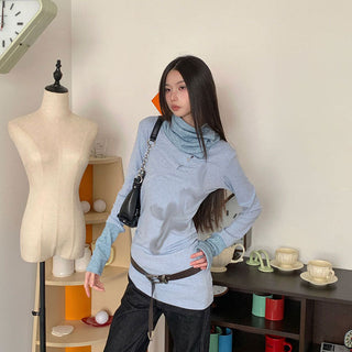 knit turtleneck top
