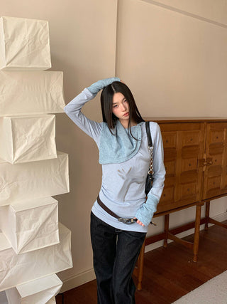 knit turtleneck top