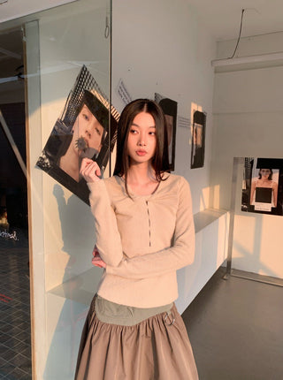 twist knit top