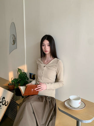 twist knit top