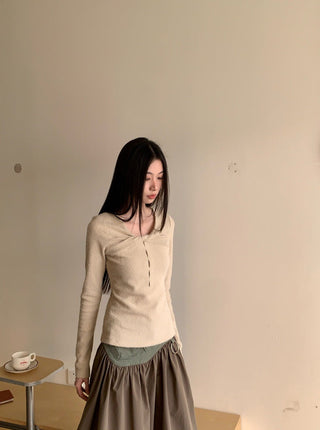 twist knit top