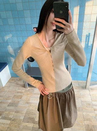 twist knit top