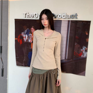 twist knit top
