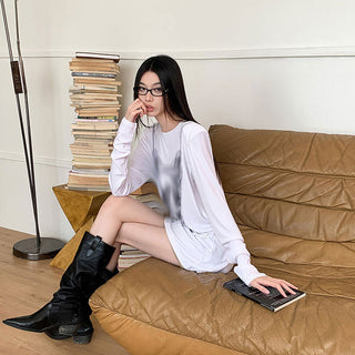 mid-length pullover