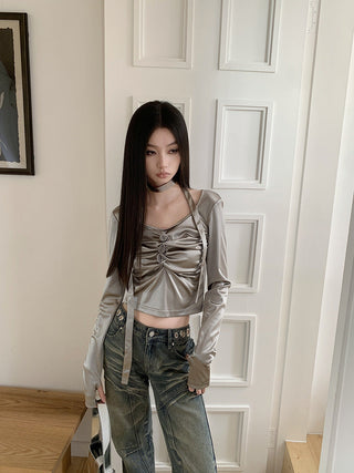 square neck top