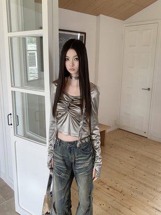 square neck top