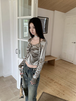 square neck top