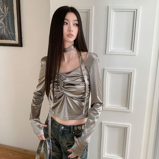 square neck top