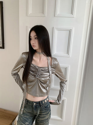 square neck top