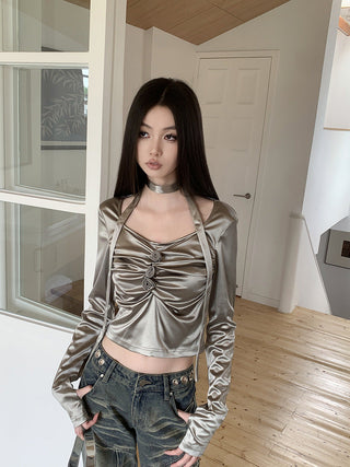 square neck top