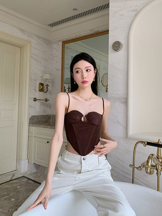 fishbone corset top