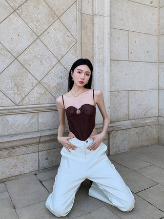 fishbone corset top