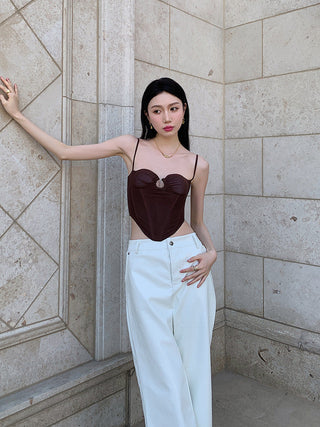 fishbone corset top
