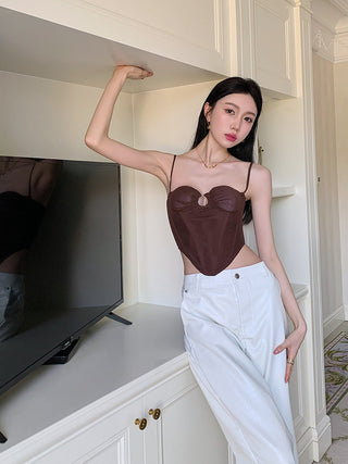 fishbone corset top