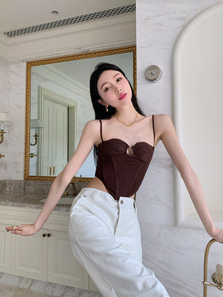 fishbone corset top