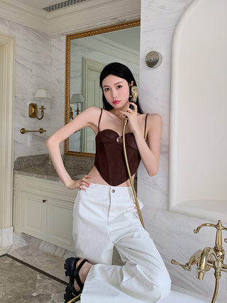 fishbone corset top