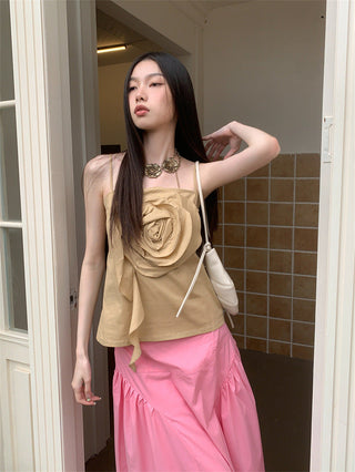 3D flower shirt