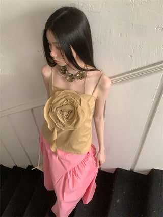 3D flower shirt