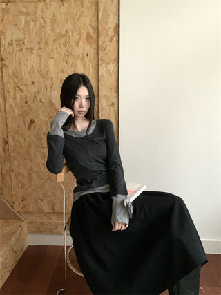 rose cuff sweater