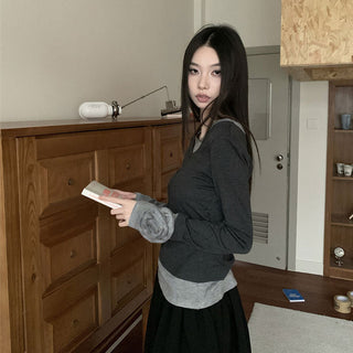 rose cuff sweater