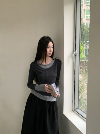 rose cuff sweater