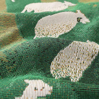Grassland Sheep Woven Blanket