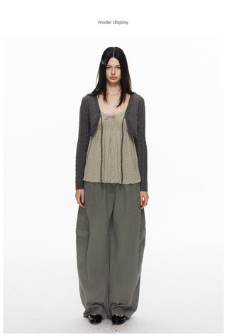 [NECY] Essential Utility Cargo Wide Pants