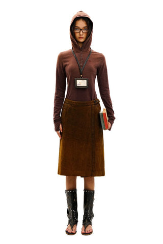 [Moromoro2] Old Hooded Long T-Shirt