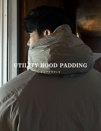 Hooded Utility Padded Jacket (4 colors)