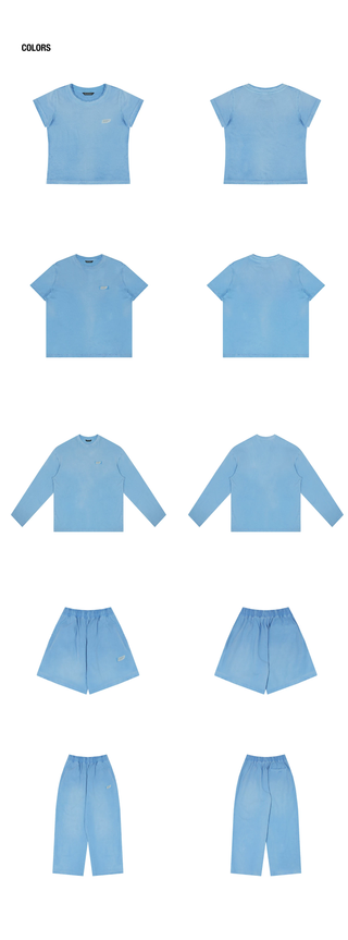 [MASONPRINCE] Cotton Hemp Blend Co-ord Set