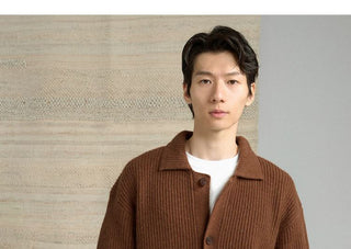[CULTUM] Wool Collar Button Cardigan