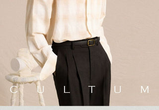 [CULTUM] Linen Blend Check Seersucker Shirt
