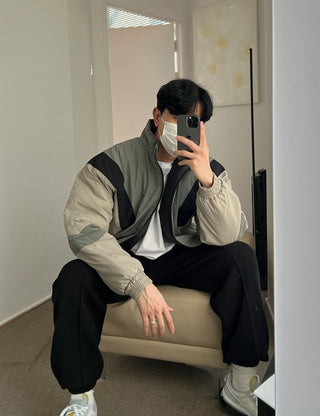 SR. Street Color Block Padded Jumper (3 colors)