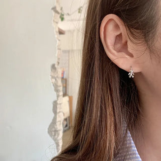 Silver Mini Bear Earrings