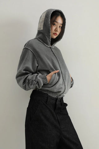 [MASONPRINCE] 460G Heavyweight Remake Zip-Up Hoodie