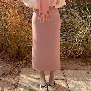 H-line long skirt