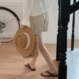 Calm linen shorts
