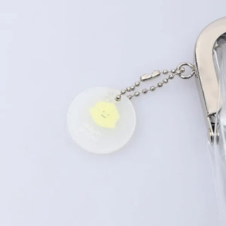 Clear clasp pouch