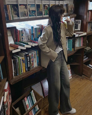 Wide Daily Denim Pants