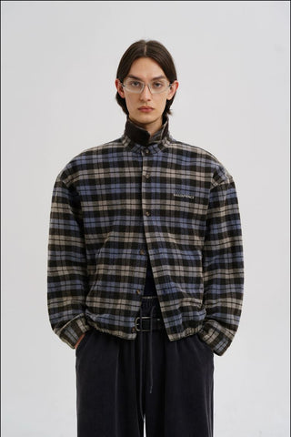 [MASONPRINCE] Plaid Brushed Cotton Jacket